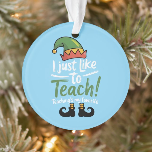 Professeur drôle Noël enseigner est mon préféré  (Arbre)