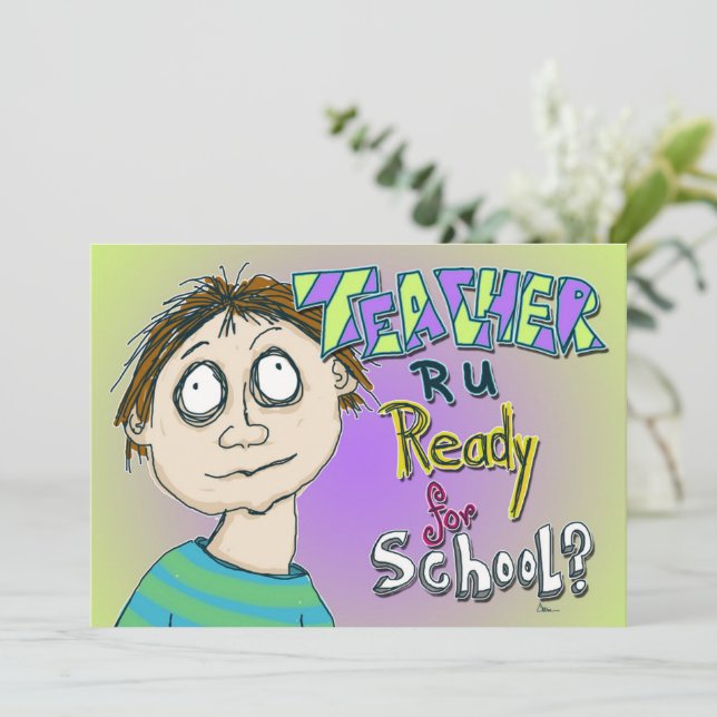 Professeur Êtes-Vous Prêt Pour L'École ? (Debout devant)