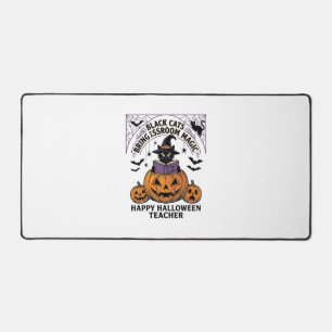 Professeur Halloween Chat Vintage Citrouille Salle