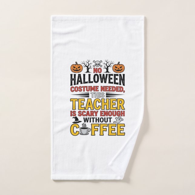 Professeur Halloween Pas de Costume Nécessaire Drô (Serviette à main)