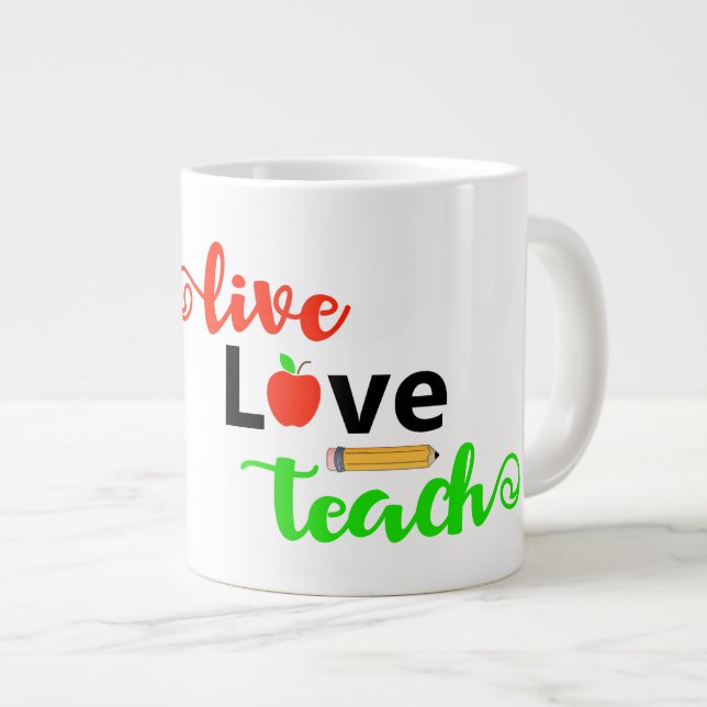 Professeur - Jumbo Mug (Devant droit)