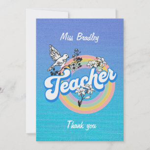 Professeur merci avec amour et respect