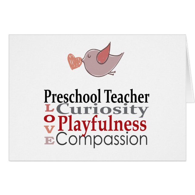 Professeur préscolaire (Devant horizontal)