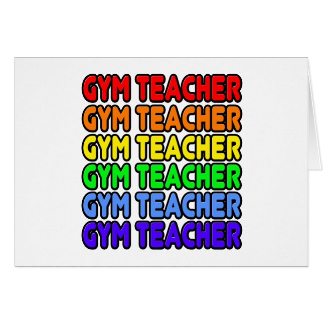 Professeur Rainbow Gym (Devant horizontal)