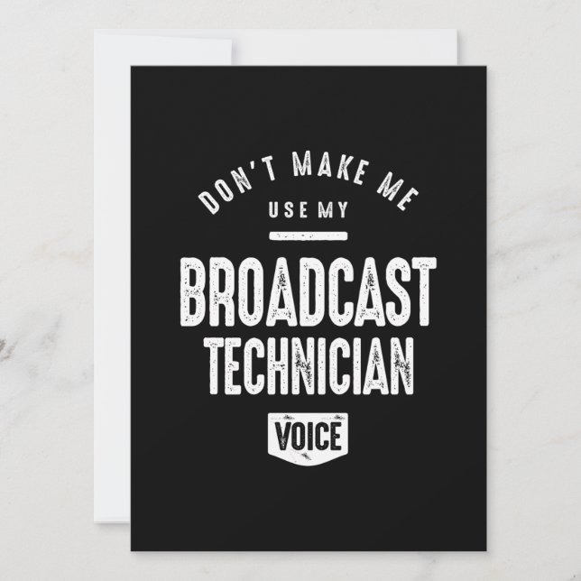 Profession professionnelle de technicien de radiod (Devant)