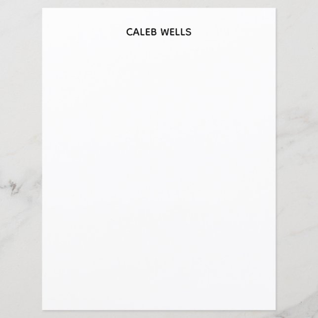 Profession simple blanc attrayant (Devant)