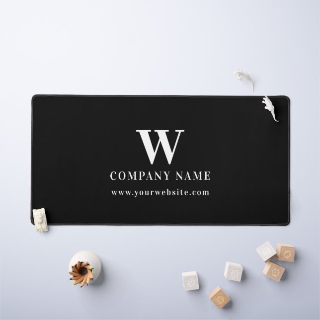 Professional Business Logo Monogram Name Website (Tableau pour enfants)