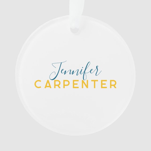 Professional elegant modern minimalist plain (devant)