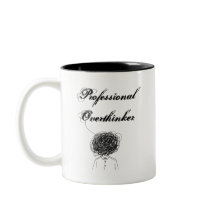 Professional Overthinker Two-Tone Coffee Mug 