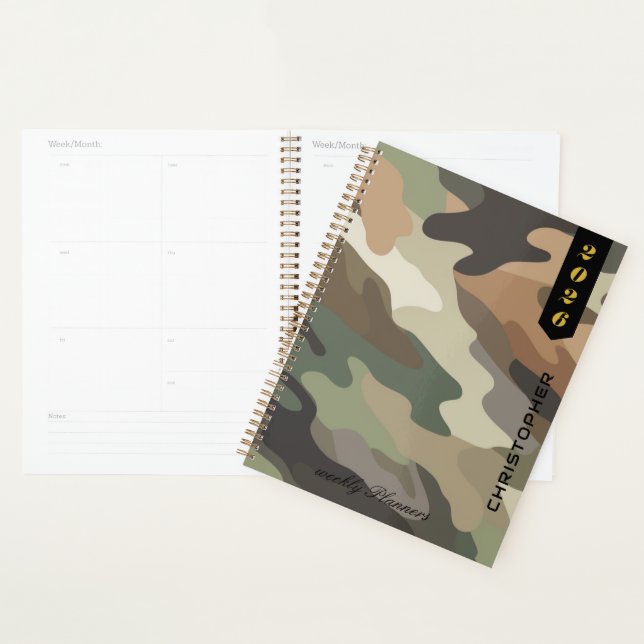 Professional Script on Elegant Camouflage Pattern (Devant avec enveloppe)