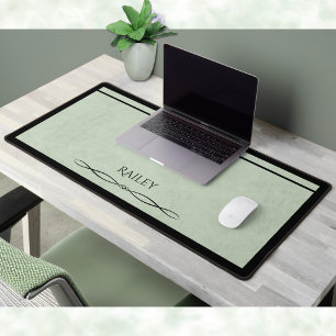 Professionnel Administratif Simple Vert Sauge
