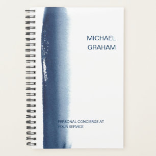 Professionnel Marine Blue Watercolor