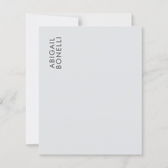 Professionnel minimaliste moderne nom simple propr (Devant)