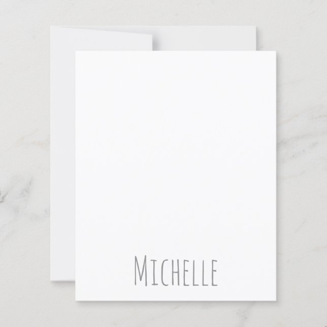 Professionnel Unique Classique Simple Votre Nom (Devant)