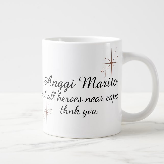 Professionnels de la santé du Merci Hero Mug (Droite)