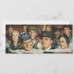 Professions commerciales, patriotisme Vintage