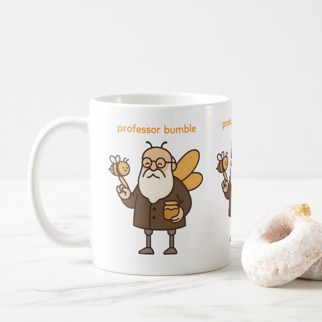 Professor Bumble Kids Mug (Avec donut)