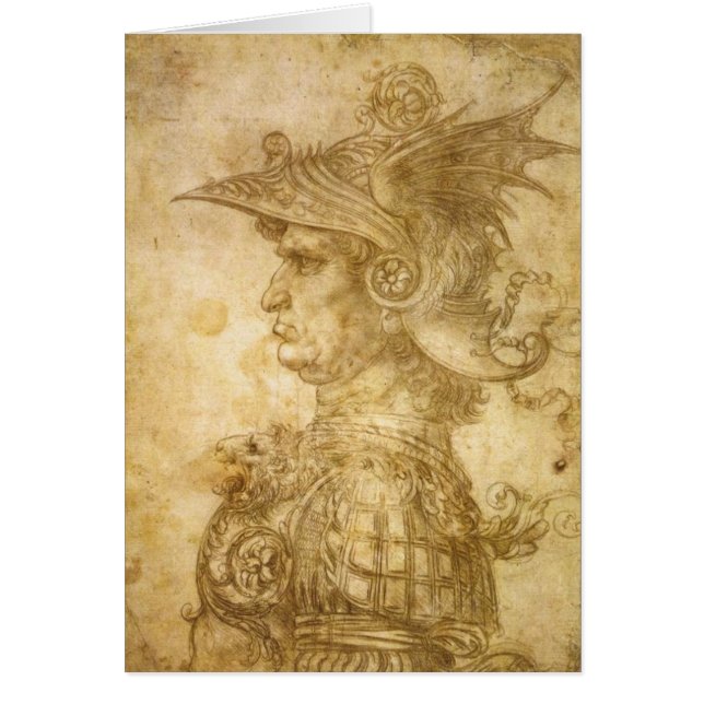 Profil d'un guerrier dans le casque (Devant)