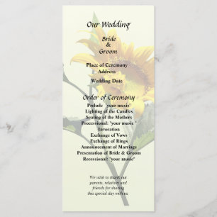 Profil d'un programme de mariage de tournesol