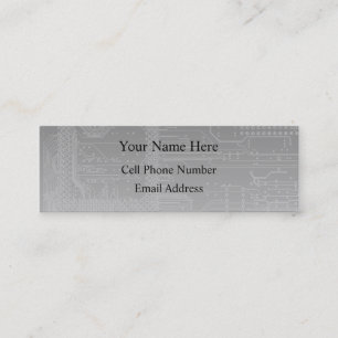 Profil et carte de visite d'entretien de