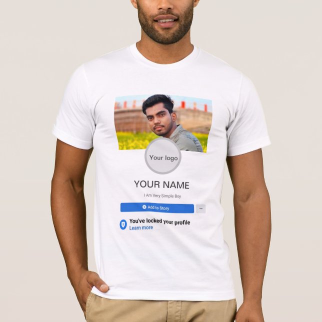 Profil Facebook T-shirt Homme (Devant)