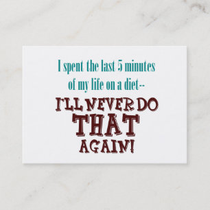 Profil minute ou cartes de visite du régime 5