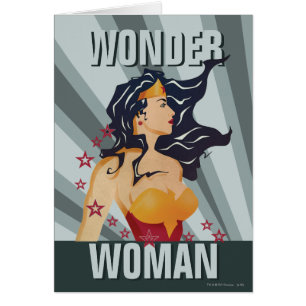 Profil rétro de Wonder Woman Sunburst