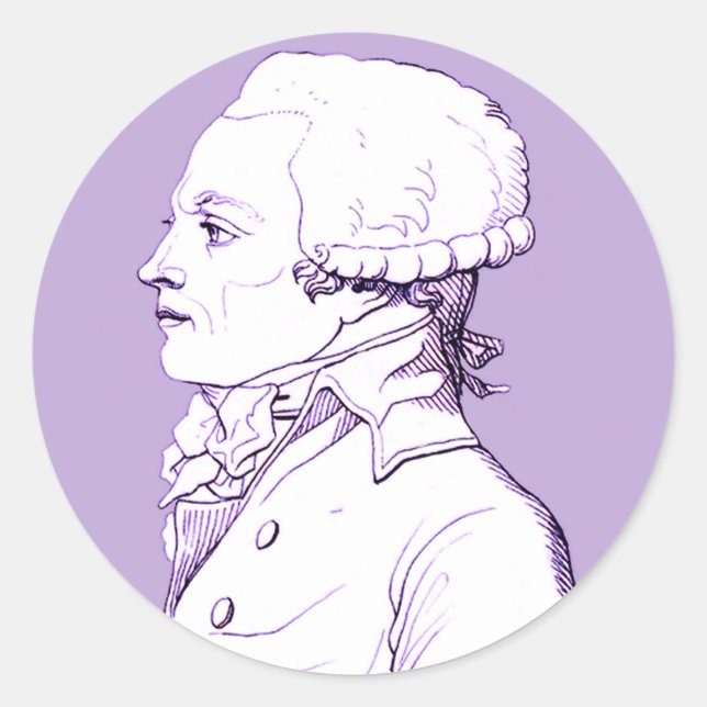 Profil Robespierre dans Sticker Lavender (Devant)