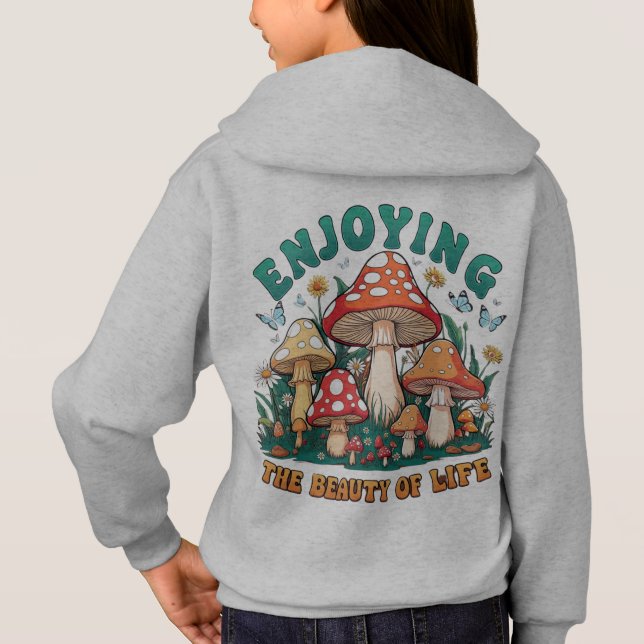 profiter de la beauté de la vie fille sweat - shir (Dos)