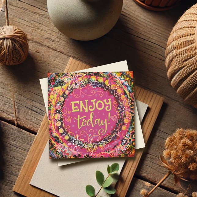 Profitez Aujourd'Hui Plutôt Rose Floral Inspirivée (Créateur téléchargé)