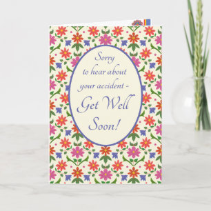 Profitez de la carte d'accident, Fleurs Rangoli