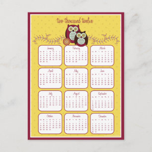 Profitez de la carte postale Calendrier Sunshine 2