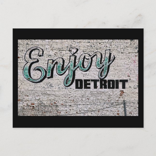 Profitez de la carte postale Detroit (Devant)