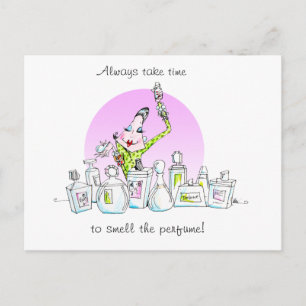 Profitez de la carte postale parfum