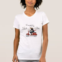 Profitez de la vie et montez Vespa T-shirt
