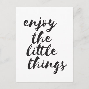 Profitez des petites choses - Carte Postale Inspir