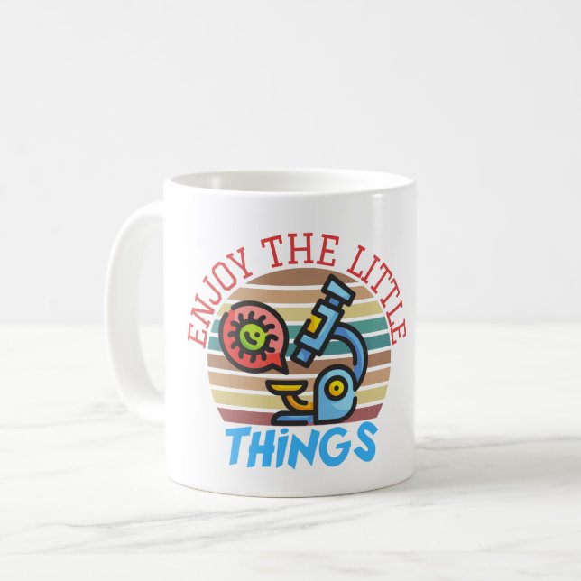 PROFITEZ DES PETITES CHOSES - LABLIFE CAFÉ MUG (Devant gauche)