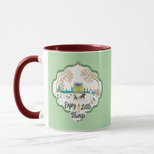 Profitez des Petites Choses   Tasse Scène d'Hiver 
