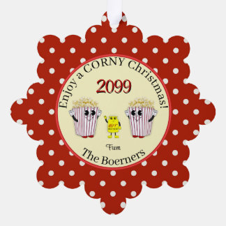 Profitez D'Un Noël Marron ! Carte d'ornement Popco