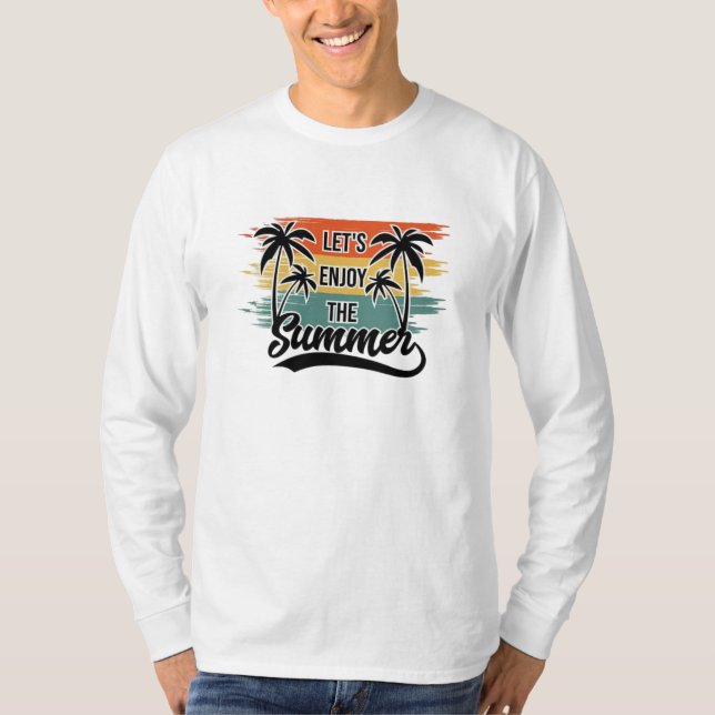 Profitons du T-shirt Summer Tropical Vibes (Devant)