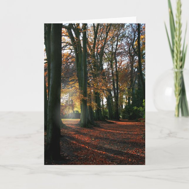 Profondément dans la carte de salutations et de (Devant)