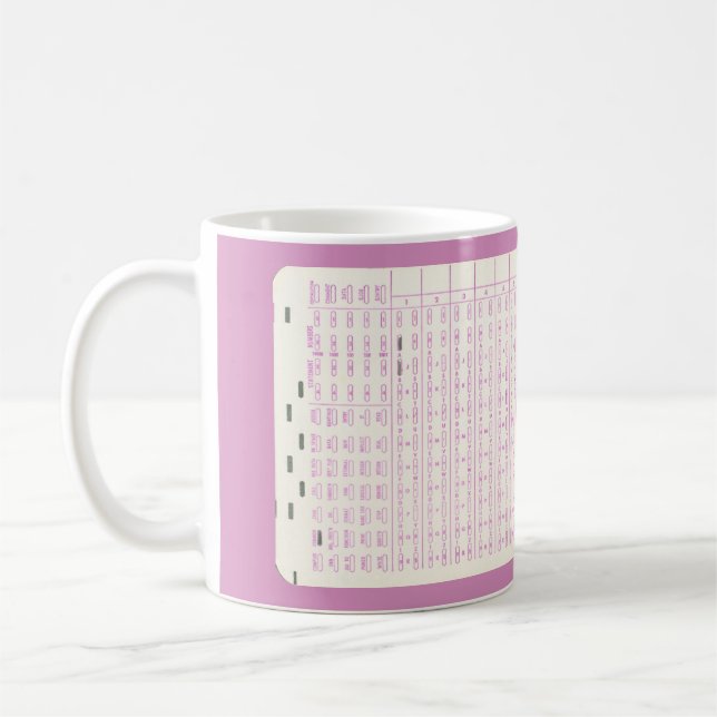 Programmation informatique, Mark Sense Card Mug (Gauche)