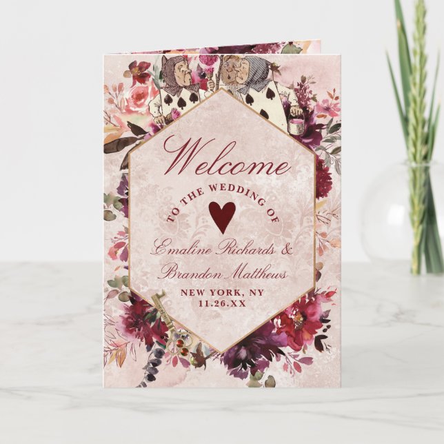 Programme Alice au pays des merveilles Élégante cérémonie de (Devant)