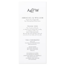 Ampersand Monogram Mariage noir et blanc