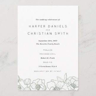 Programme Anemone Bouquet Mariage