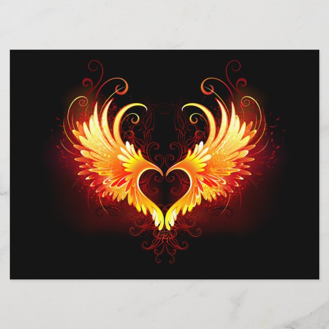 Programme Angel Fire Heart with Wings (Devant)