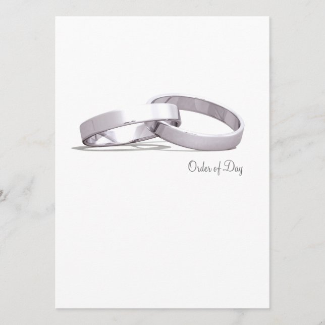 Programme Anneaux entrelacés Argent BLK - Ordre du Jour/Céré (Devant)