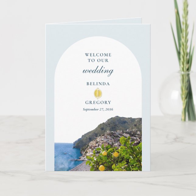 Programme Aquarelle Arch de la Côte d'Amalfi Italie Citrons  (Devant)