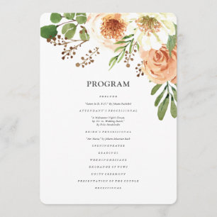Programme Aquarelle Floral Mariage