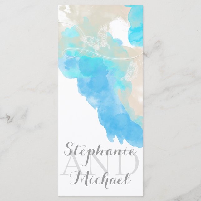 Programme Aquarelle Papillon Ocean Shore Program Rack (Devant)